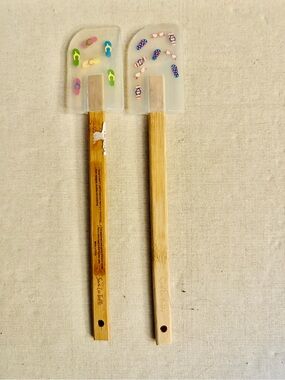 Vintage Sur La Table Summer Fun design silicone spatulas set of 2